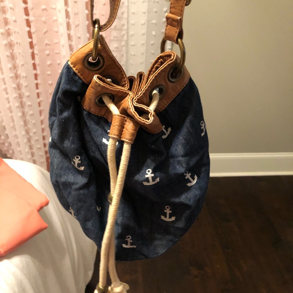Cute nautical themes bucket bag